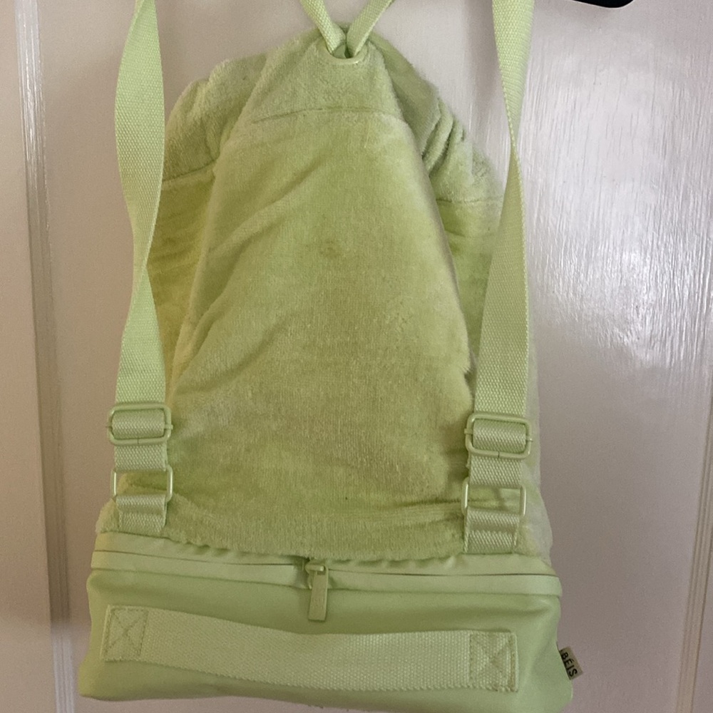 Beis Terry Backpack Cooler, Citron - image 6